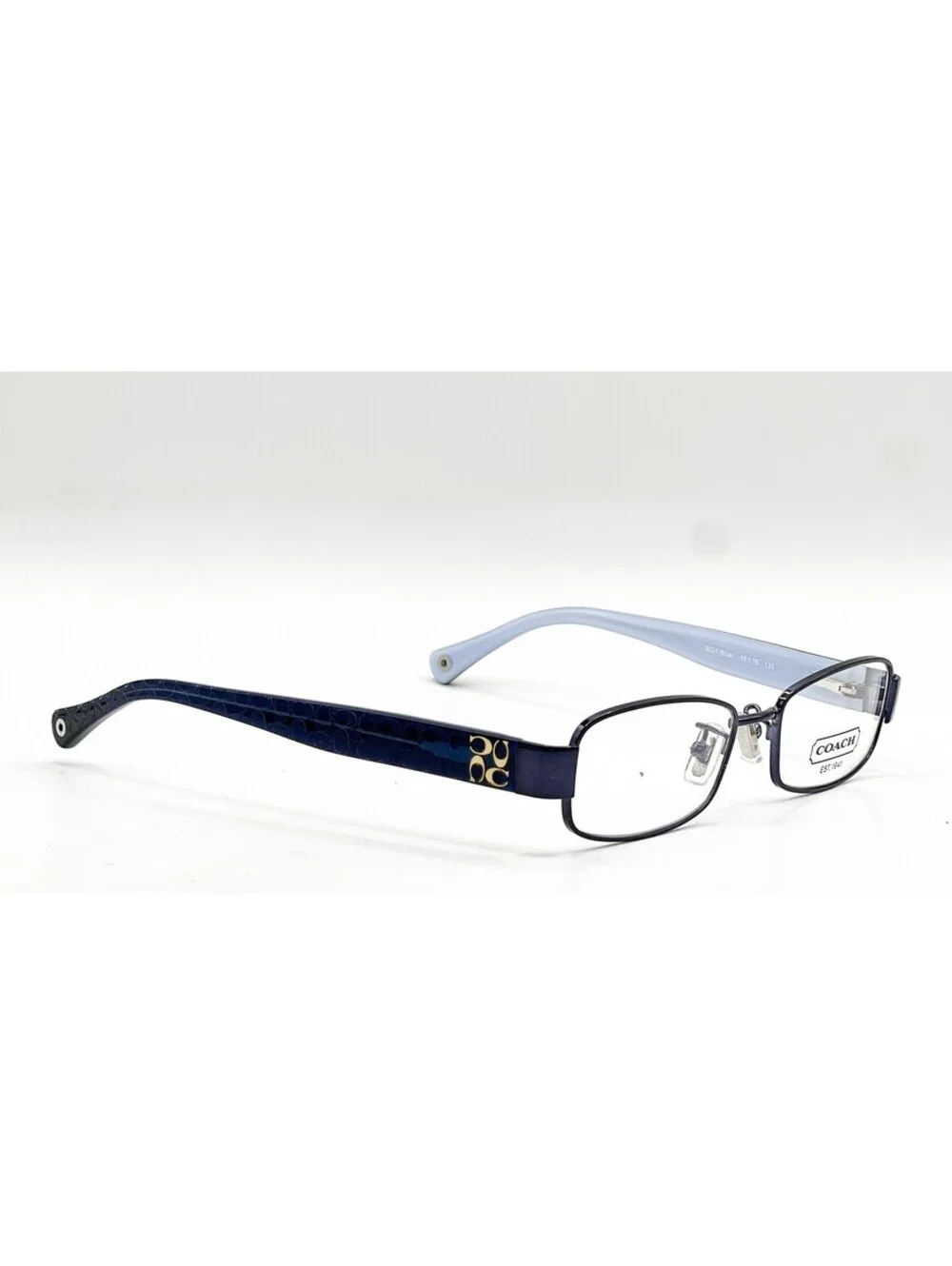 Coach HC 5001 9024 Blue Rectangle Authentic Eyeglass Frames 48-16-135